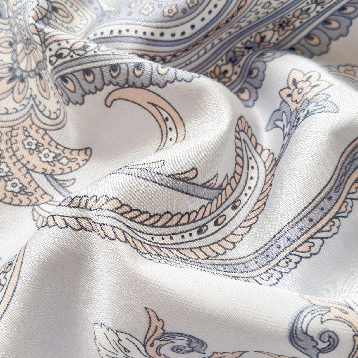 91家纺网 家纺一手货源 找家纺 乐居家纺 2025新款亲肤舒适活性印染水洗冰丝床笠 古色古香