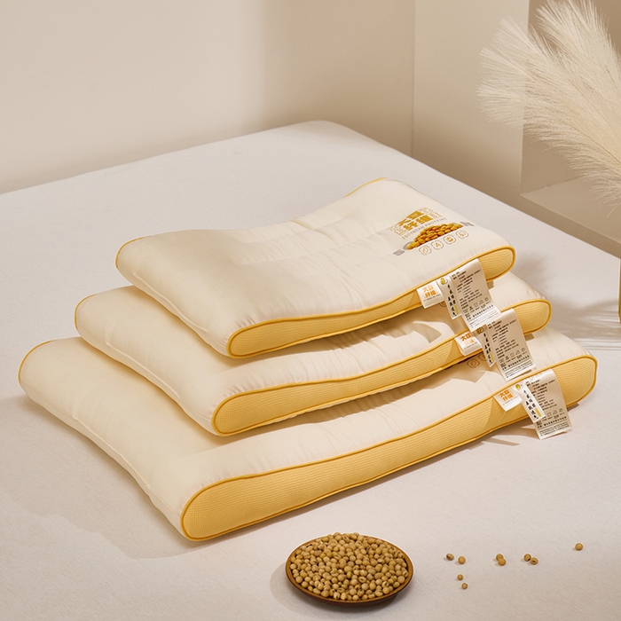 91家纺网 家纺一手货源 找家纺 （总）昕科 2025新款A类大豆纤维双拼亲子枕-大豆纤维儿童枕头宿舍学生枕芯立体大豆儿童枕