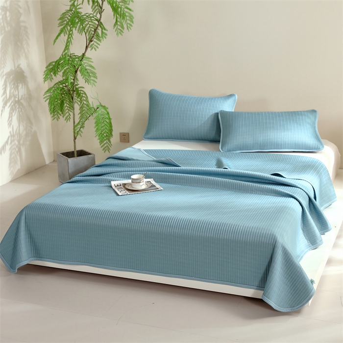 91家纺网 家纺一手货源 找家纺 2025新款PE凉感夏被A类针织凉感丝夏凉被轻奢夏季空调被子