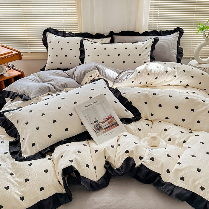 91家纺网 家纺一手货源 找家纺 （总）佳一家纺 2025新款亲肤水洗棉四件套系列