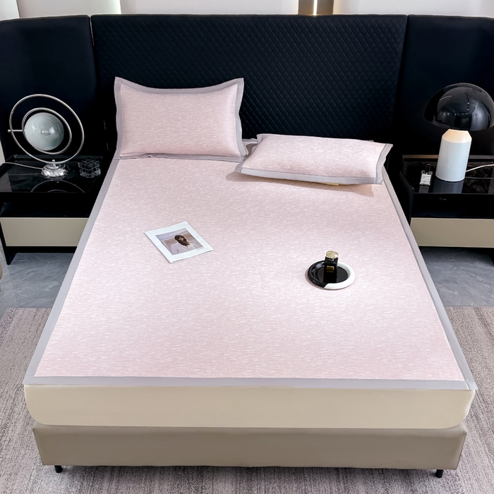 91家纺网 家纺一手货源 找家纺 （总）小萌虎 2025新款PE高分子凉感大提花凉席席子