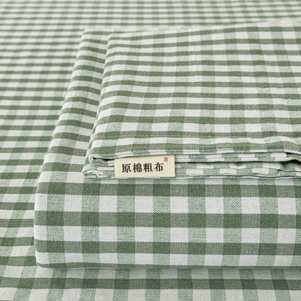 91家纺网 家纺一手货源 找家纺 （总）金泰莱 2025新款色织老粗布床单老粗布凉席三件套