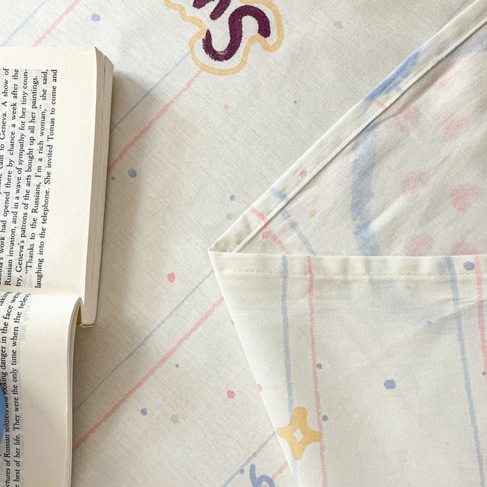 91家纺网 家纺一手货源 找家纺 Sweet dreams甜梦 2025新款全棉纯棉小清新印花床单单品单床单床单单件 花花小猫