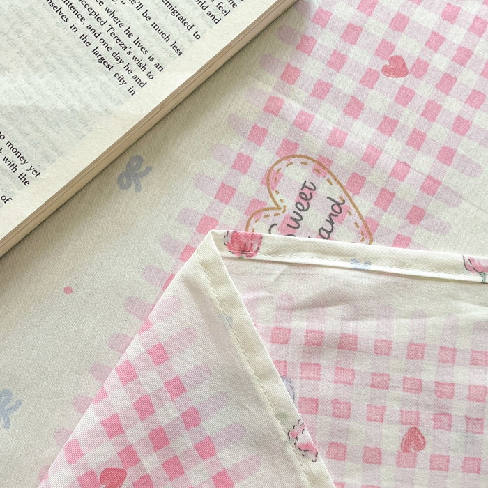 91家纺网 家纺一手货源 找家纺 Sweet dreams甜梦 2025新款全棉纯棉小清新印花床单单品单床单床单单件 花花小象