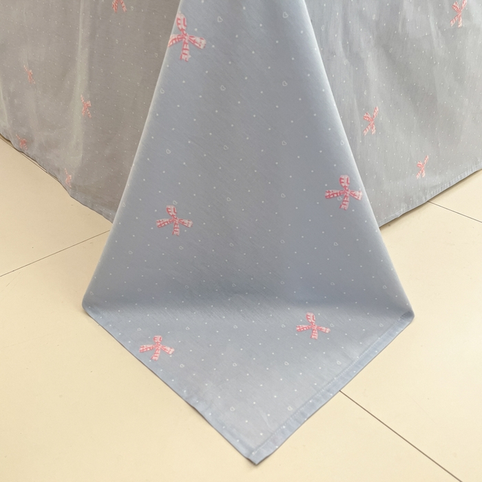 91家纺网 家纺一手货源 找家纺 Sweet dreams甜梦 2025新款全棉纯棉小清新卡通被套单品单被套被套单件 花花小象