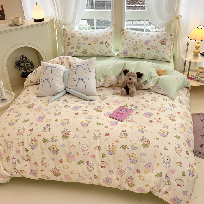 Sweet dreams甜梦 2025新款全棉纯棉小清新卡通被套单品单被套被套单件 可爱趴趴