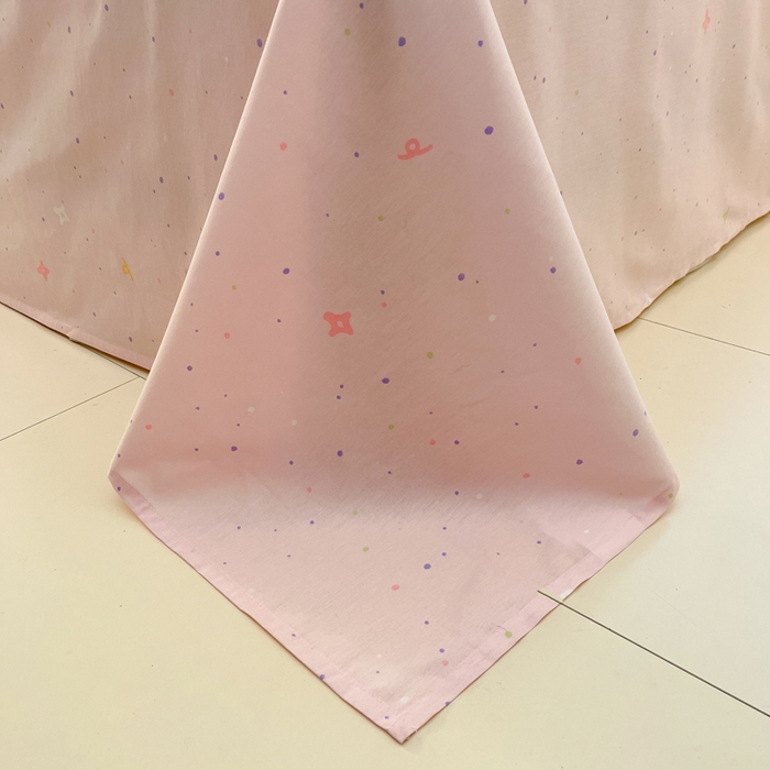 91家纺网 家纺一手货源 找家纺 Sweet dreams甜梦 2025新款全棉纯棉小清新卡通被套单品单被套被套单件 花花小猫