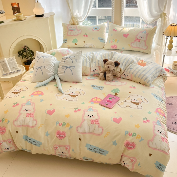 Sweet dreams甜梦 2025新款全棉纯棉小清新卡通被套单品单被套被套单件 童趣乐园