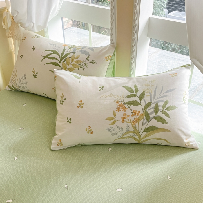 91家纺网 家纺一手货源 找家纺 Sweet dreams甜梦 2025新款全棉纯棉小清新卡通被套单品单被套被套单件 春意盎然