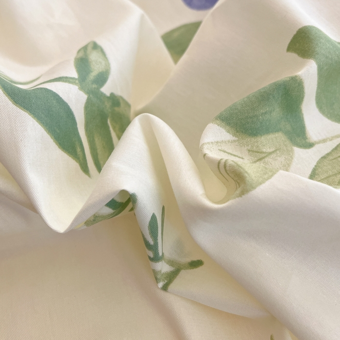 91家纺网 家纺一手货源 找家纺 Sweet dreams甜梦 2025新款全棉纯棉小清新卡通被套单品单被套被套单件 半夏