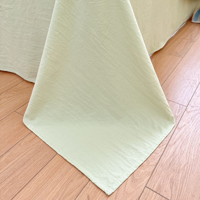 91家纺网 家纺一手货源 找家纺 Sweet dreams甜梦 2025新款毛巾绣夏被夏凉被空调被四件套 果绿小狗