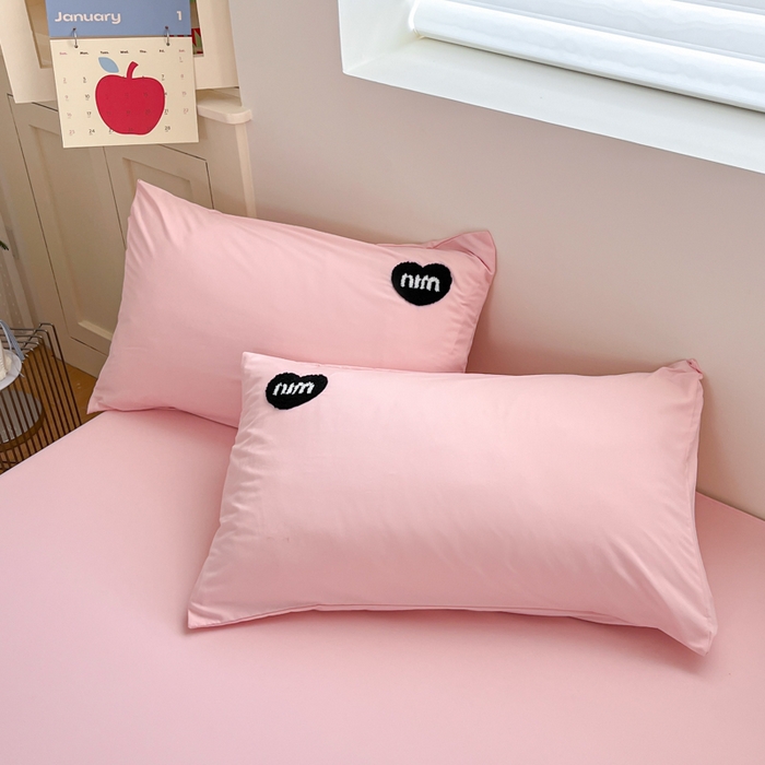 91家纺网 家纺一手货源 找家纺 Sweet dreams甜梦 2025新款毛巾绣夏被夏凉被空调被四件套 粉MIU