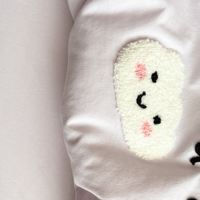 91家纺网 家纺一手货源 找家纺 Sweet dreams甜梦 2025新款毛巾绣夏被夏凉被空调被四件套 紫云朵