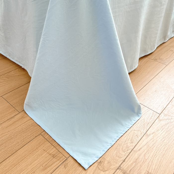 91家纺网 家纺一手货源 找家纺 Sweet dreams甜梦 2025新款毛巾绣夏被夏凉被空调被四件套 蓝色云朵