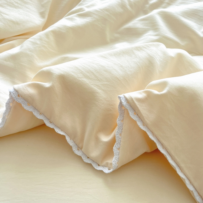 91家纺网 家纺一手货源 找家纺 Sweet dreams甜梦 2025新款毛巾绣夏被夏凉被空调被四件套 黄小狗