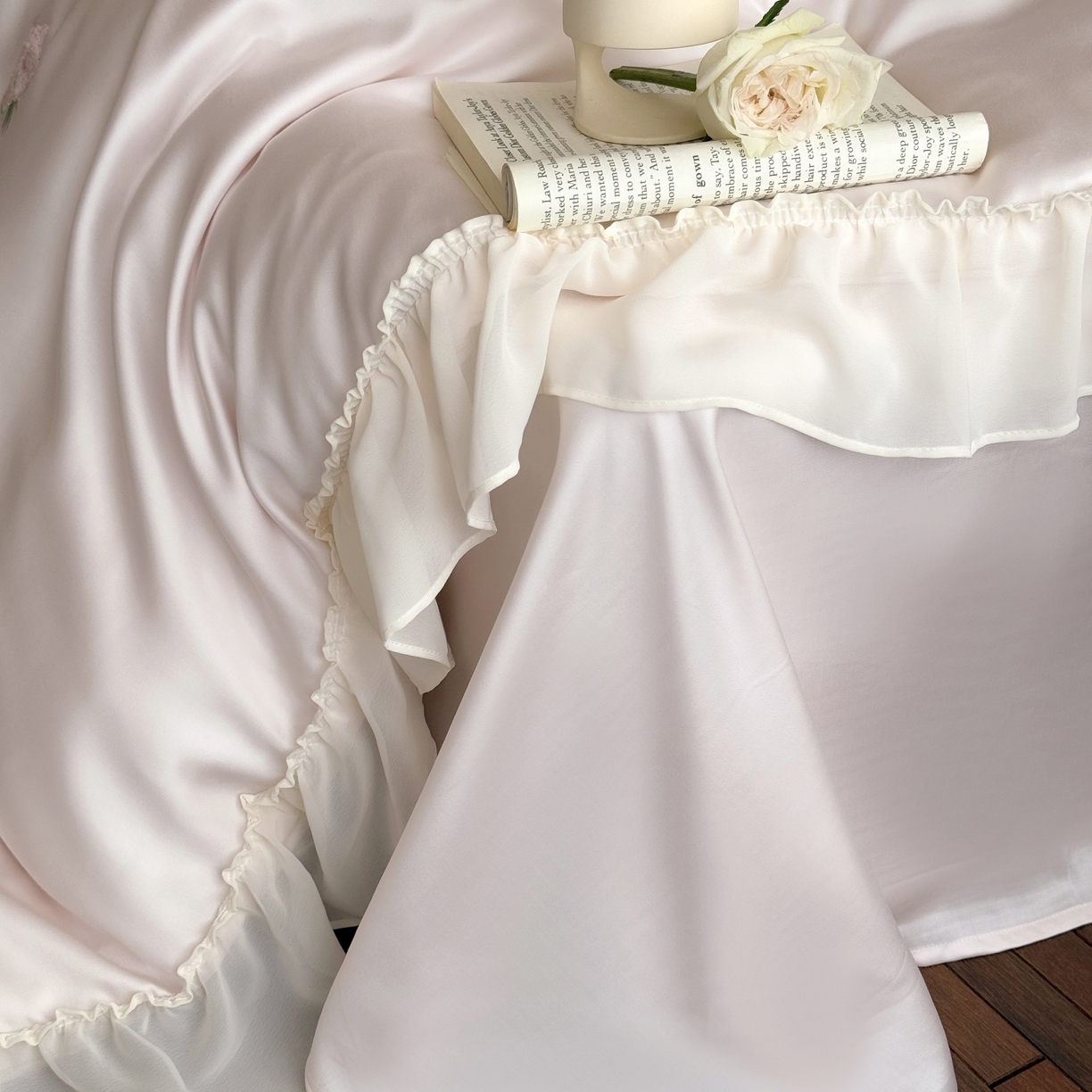 91家纺网 家纺一手货源 找家纺 （总）MIU缪家居 2025春夏新款60支兰精天丝四件套-爱莎