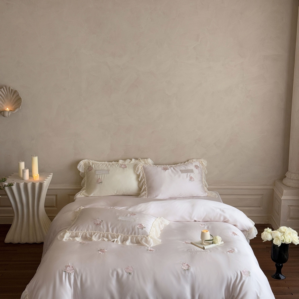 91家纺网 家纺一手货源 找家纺 （总）MIU缪家居 2025春夏新款60支兰精天丝四件套-爱莎