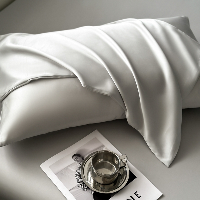 91家纺网 家纺一手货源 找家纺 琪格格纺织 2025春夏新款纯色莱赛尔天丝四件套 莱赛尔-冰川灰