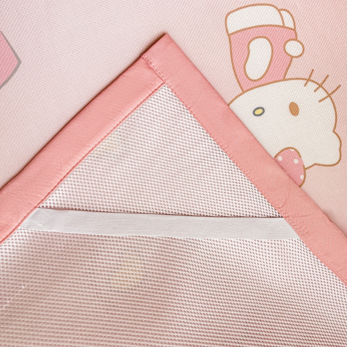 91家纺网 家纺一手货源 找家纺 （总）金爱家 2025新款A类三丽鸥授权数码印花中分子1200D凉感冰丝宽边凉感软席