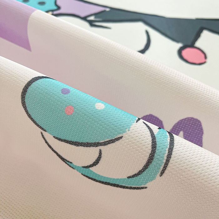 91家纺网 家纺一手货源 找家纺 金爱家 2025新款A类三丽鸥授权数码印花中分子1200D凉感冰丝宽边凉感软席 冰丝席-冰淇淋库洛米