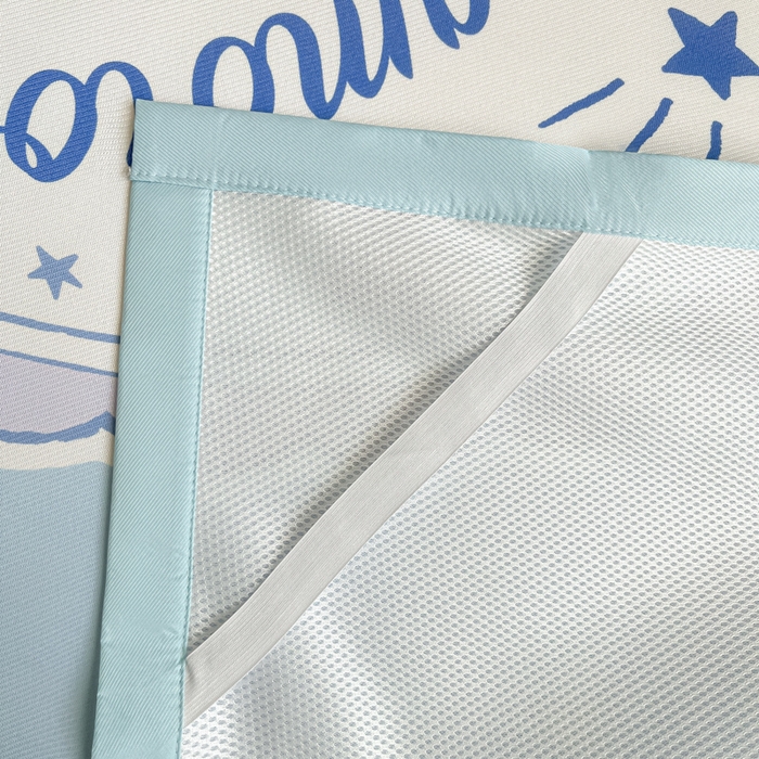 91家纺网 家纺一手货源 找家纺 金爱家 2025新款A类三丽鸥授权数码印花中分子1200D凉感冰丝宽边凉感软席 冰丝席-你好大耳狗