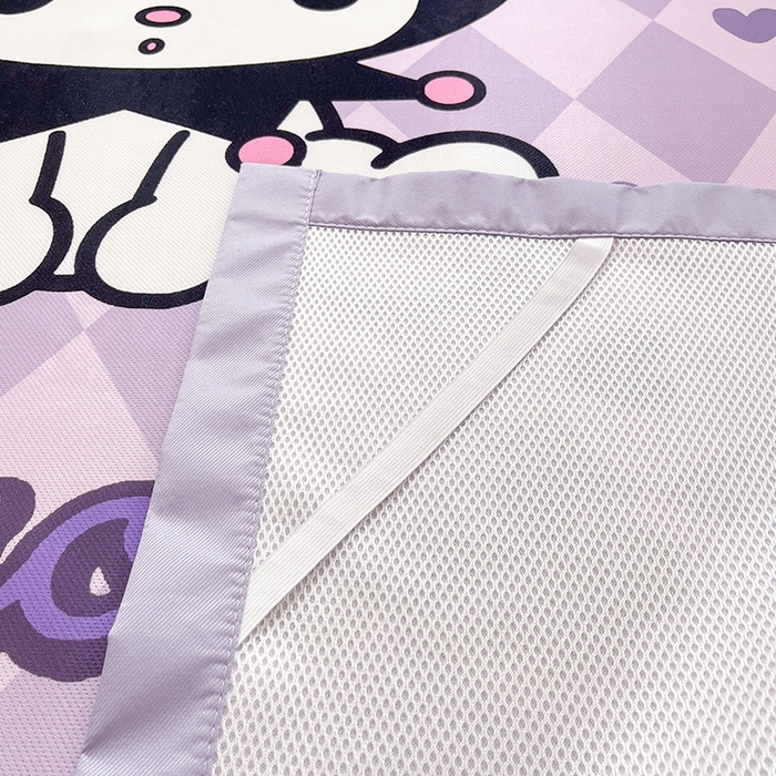 91家纺网 家纺一手货源 找家纺 金爱家 2025新款A类三丽鸥授权数码印花中分子1200D凉感冰丝宽边凉感软席 冰丝席-甜甜库洛米