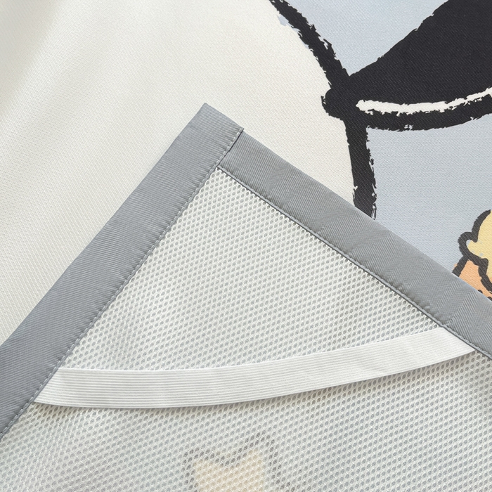 91家纺网 家纺一手货源 找家纺 金爱家 2025新款A类三丽鸥授权数码印花中分子1200D凉感冰丝宽边凉感软席 冰丝席-贪睡帕恰狗