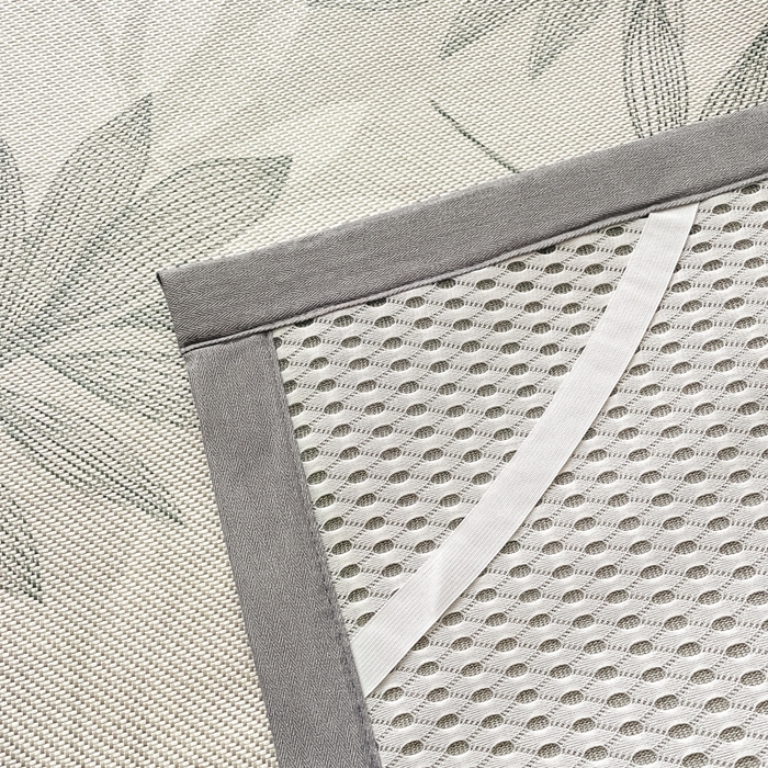 91家纺网 家纺一手货源 找家纺 柒月家居 2025新款小清新印花冰藤系列 风华-灰