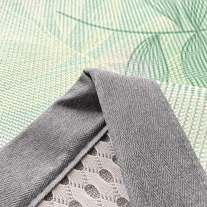 91家纺网 家纺一手货源 找家纺 柒月家居 2025新款小清新印花冰藤系列 风华-绿