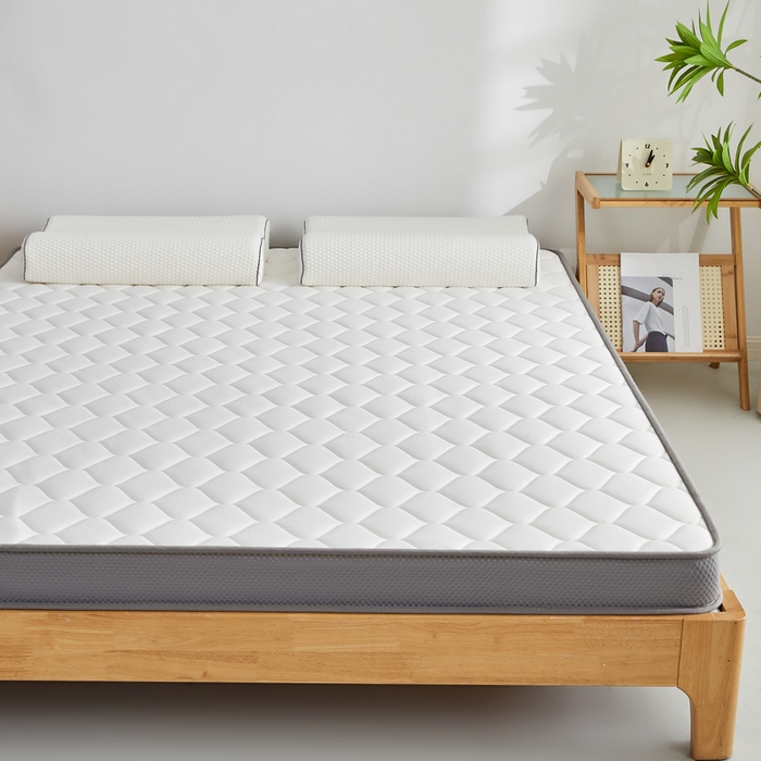 91家纺网 家纺一手货源 找家纺 锦丝钰床垫 2025新款针织棉乳胶椰棕床垫 大床白