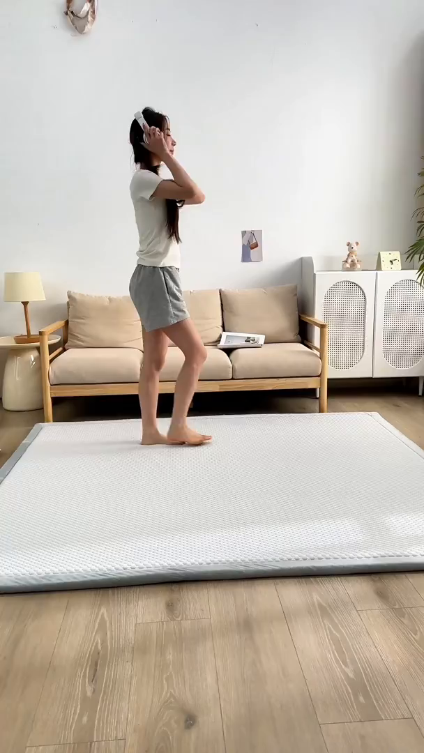 91家纺网 家纺一手货源 找家纺 （总）锦丝钰床垫 2025新款华夫格冰豆豆多功能地铺床垫床边垫