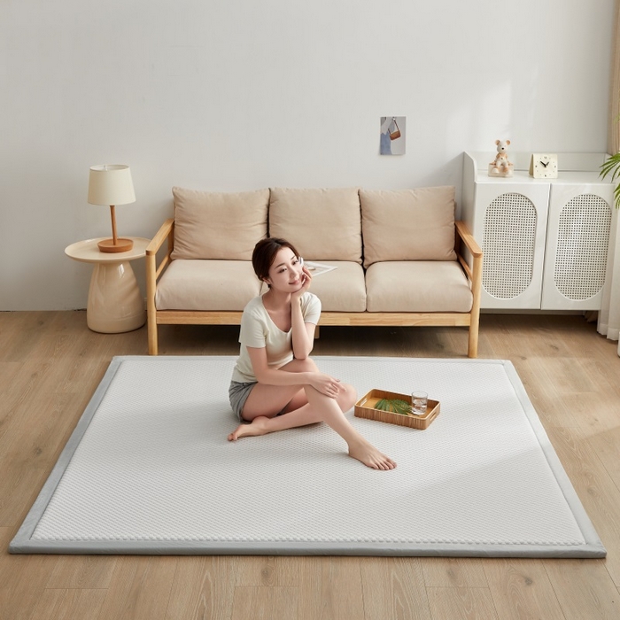 91家纺网 家纺一手货源 找家纺 （总）锦丝钰床垫 2025新款华夫格冰豆豆多功能地铺床垫床边垫