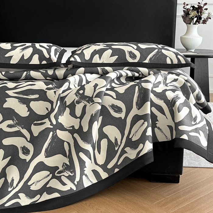 91家纺网 家纺一手货源 找家纺 久云居 2025新款凉感冰藤凉席三件套凉席席子 水墨江南