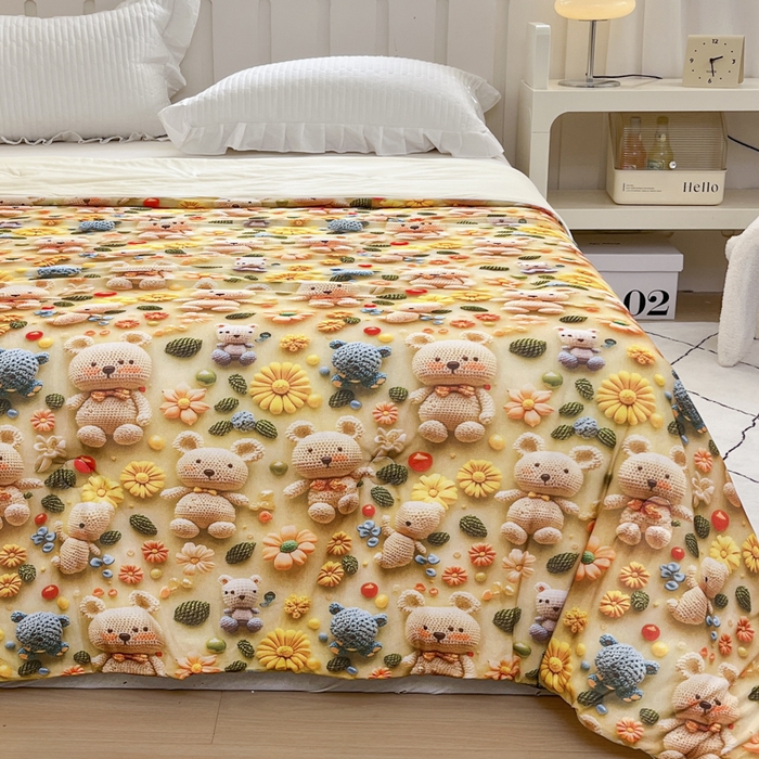 91家纺网 家纺一手货源 找家纺 （总）博雅 2025新款5D凉感丝夏被夏凉被空调被