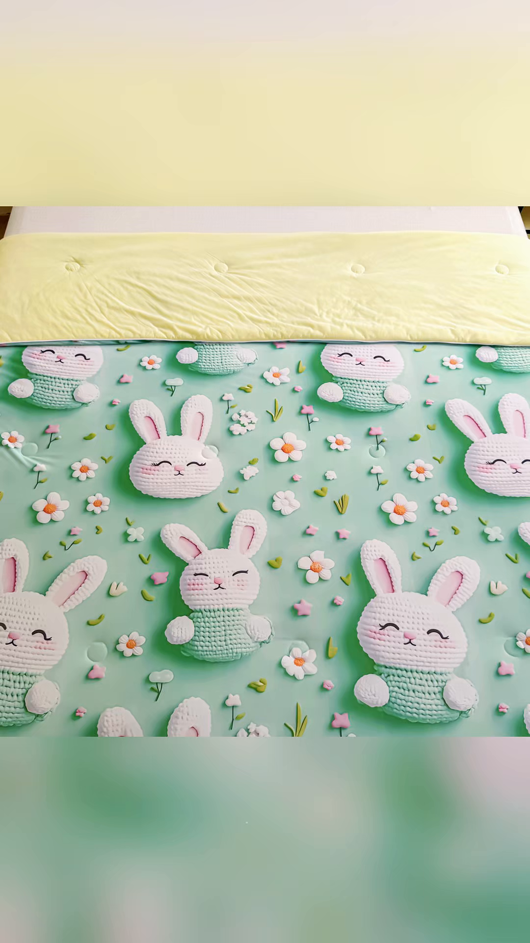 91家纺网 家纺一手货源 找家纺 博雅 2025新款5D凉感丝夏被夏凉被空调被 5D小兔宝贝