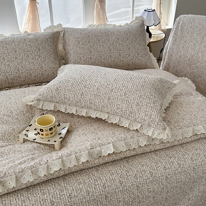 91家纺网 家纺一手货源 找家纺 奈萝家纺 2025新款全棉13372花边床盖三件套四件套纯棉花边夏被春秋被 花世界米