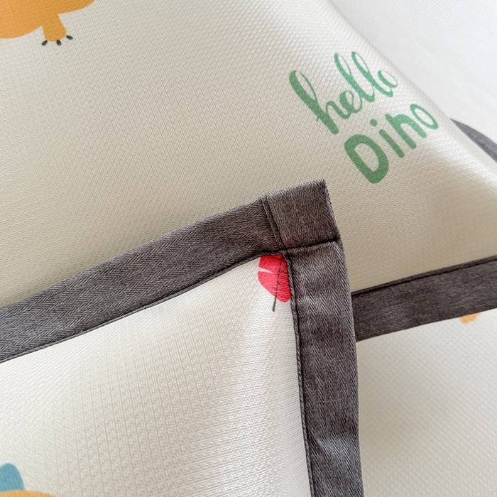 91家纺网 家纺一手货源 找家纺 518家纺 2025新款A类碳光冰丝抗菌凉席【提供买家秀】-单枕套 恐龙家园