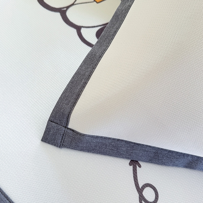 91家纺网 家纺一手货源 找家纺 518家纺 2025新款A类碳光冰丝抗菌凉席【提供买家秀】-单枕套 嘟嘟熊