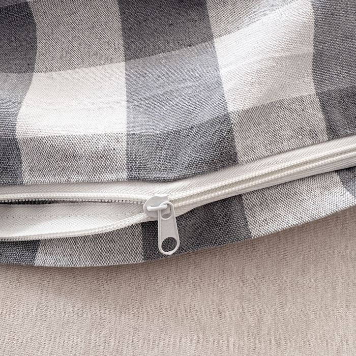 91家纺网 家纺一手货源 找家纺 金泰莱 2025新款色织老粗布四件套全棉四件套纯棉四件套 棋盘