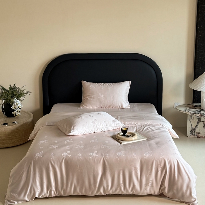 91家纺网 家纺一手货源 找家纺 （总）FORTWO2025新款60支兰精天丝浮雕提花四件套		