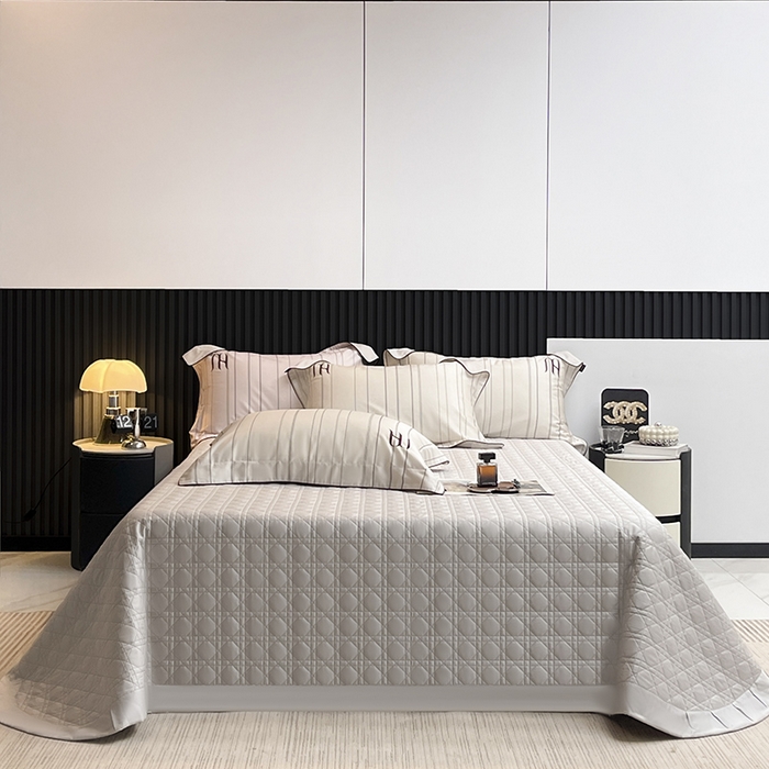 91家纺网 家纺一手货源 找家纺 （总） 2025新品A类100支天丝棉夹棉床盖床笠四件套全棉纯棉床单加厚高端数码印花长绒棉床上用品