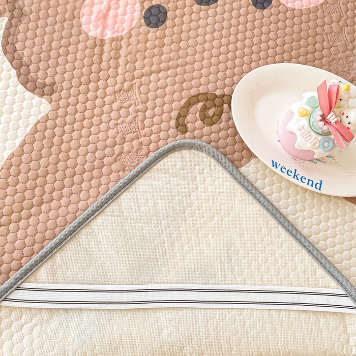 91家纺网 家纺一手货源 找家纺 川悦生活 2025新款大版冰豆豆凉豆豆凉席 表演小狗