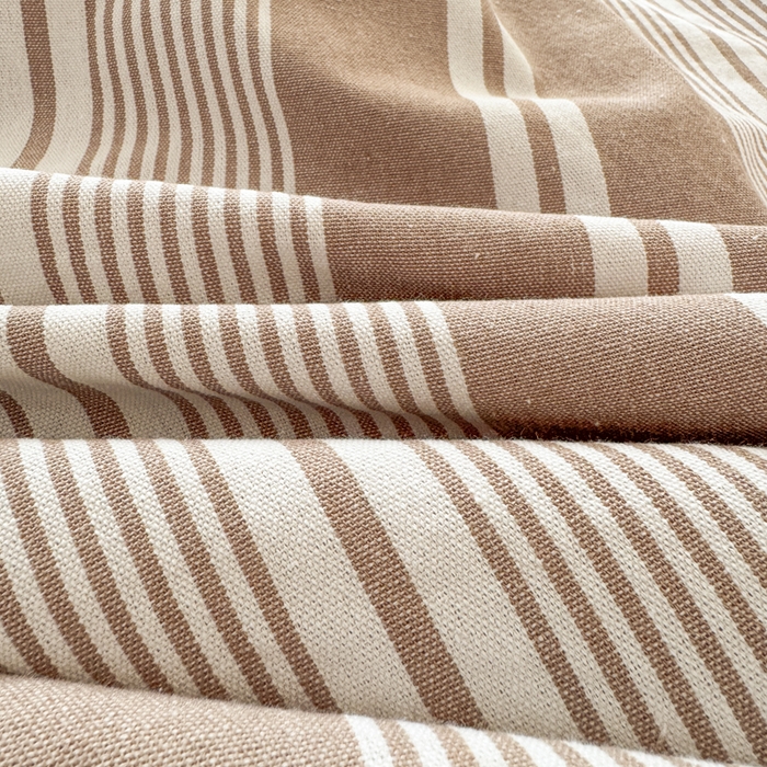 91家纺网 家纺一手货源 找家纺 金泰莱 2025新款色织老粗布四件套全棉四件套纯棉四件套 咖格