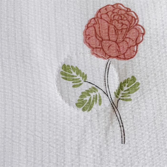 91家纺网 家纺一手货源 找家纺 南北家居 2025新款亲肤泡泡棉提花夏被 俏佳人