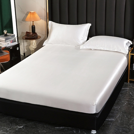 91家纺网 家纺一手货源 找家纺 【蒂梵熙家纺】床笠 2025新款夏季高端床笠轻奢丝滑裸睡丝绸床垫保护套 冰丝豹纹水洗真丝天丝床笠单件