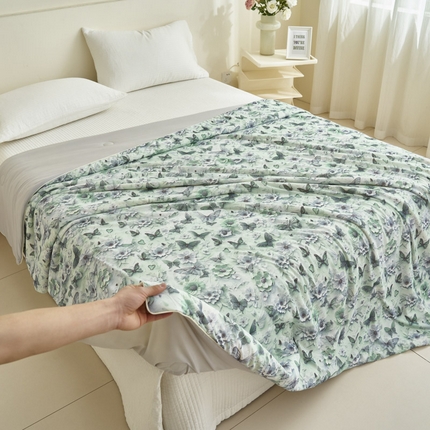 子由家居 2025新款5D凉感大豆夏被 5D-蝴蝶纷飞