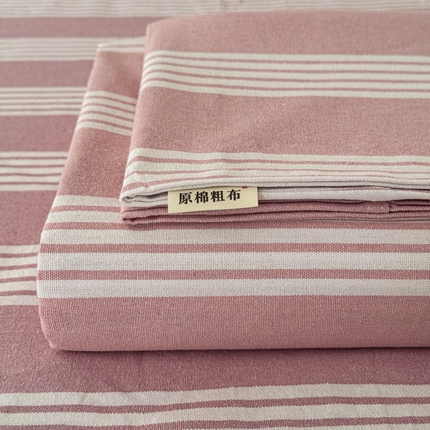 91家纺网 家纺一手货源 找家纺 （总）金泰莱 2025新款色织老粗布床单老粗布凉席三件套