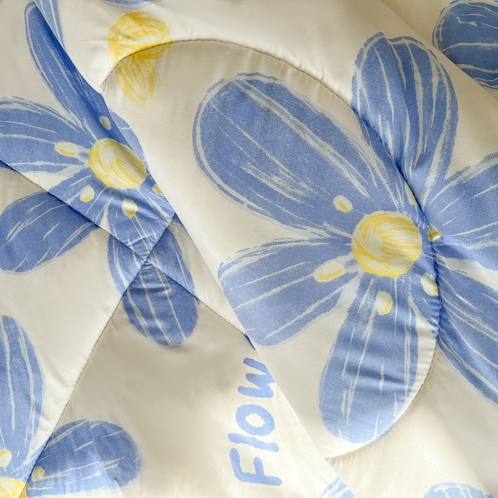 91家纺网 家纺一手货源 找家纺 百花王2025新款原棉大豆被被子被芯 唯美兰