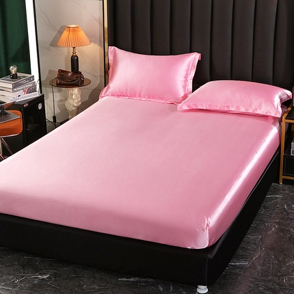 91家纺网 家纺一手货源 找家纺 【蒂梵熙家纺】床笠 2025新款夏季高端床笠轻奢丝滑裸睡丝绸床垫保护套 冰丝豹纹水洗真丝天丝床笠单件