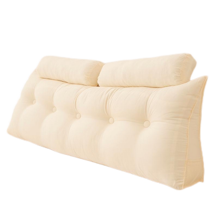 91家纺网 家纺一手货源 找家纺 （总）2025新款高级感床头大靠垫三角床上靠枕护腰榻榻米靠背浅粉沙发软包拆洗